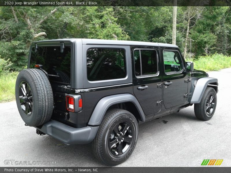 Black / Black 2020 Jeep Wrangler Unlimited Sport 4x4