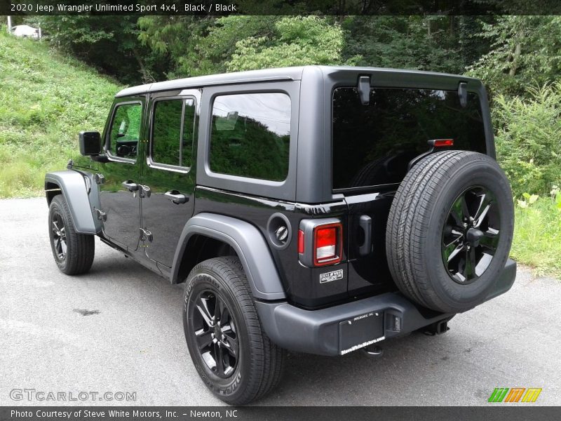 Black / Black 2020 Jeep Wrangler Unlimited Sport 4x4