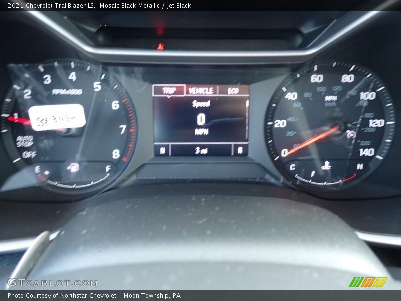 Mosaic Black Metallic / Jet Black 2021 Chevrolet TrailBlazer LS