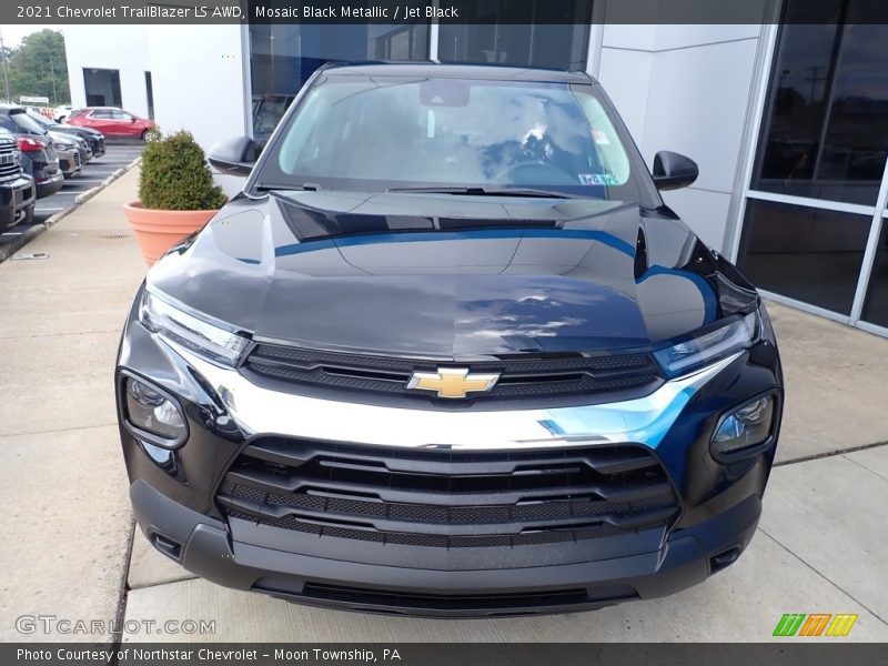 Mosaic Black Metallic / Jet Black 2021 Chevrolet TrailBlazer LS AWD