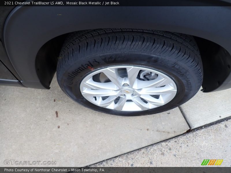Mosaic Black Metallic / Jet Black 2021 Chevrolet TrailBlazer LS AWD
