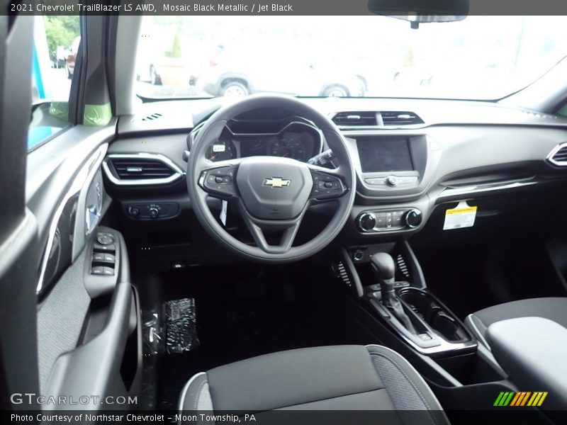 Mosaic Black Metallic / Jet Black 2021 Chevrolet TrailBlazer LS AWD