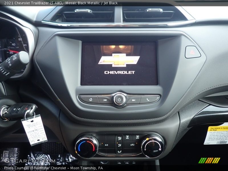 Mosaic Black Metallic / Jet Black 2021 Chevrolet TrailBlazer LS AWD