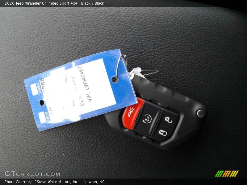 Black / Black 2020 Jeep Wrangler Unlimited Sport 4x4