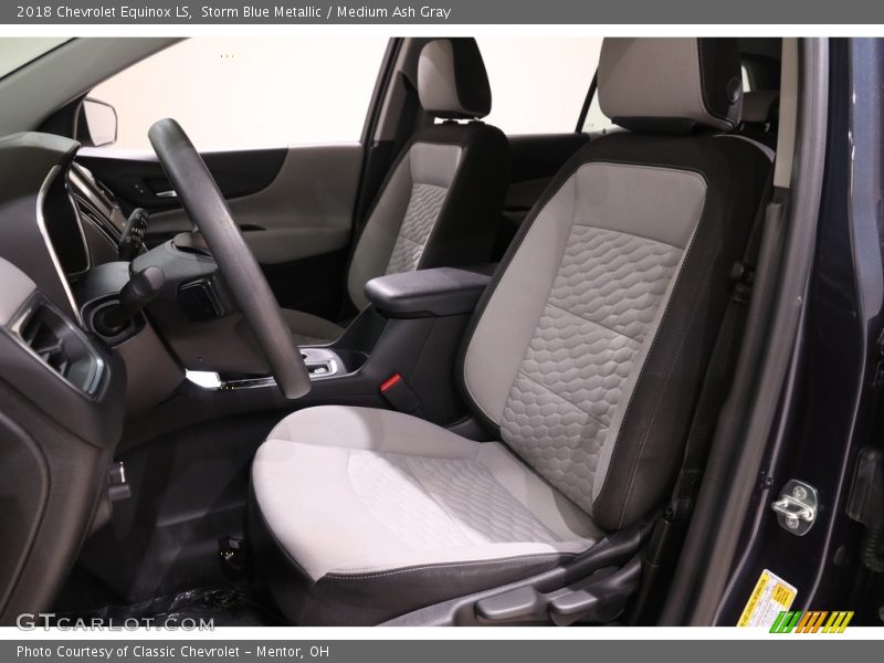 Storm Blue Metallic / Medium Ash Gray 2018 Chevrolet Equinox LS