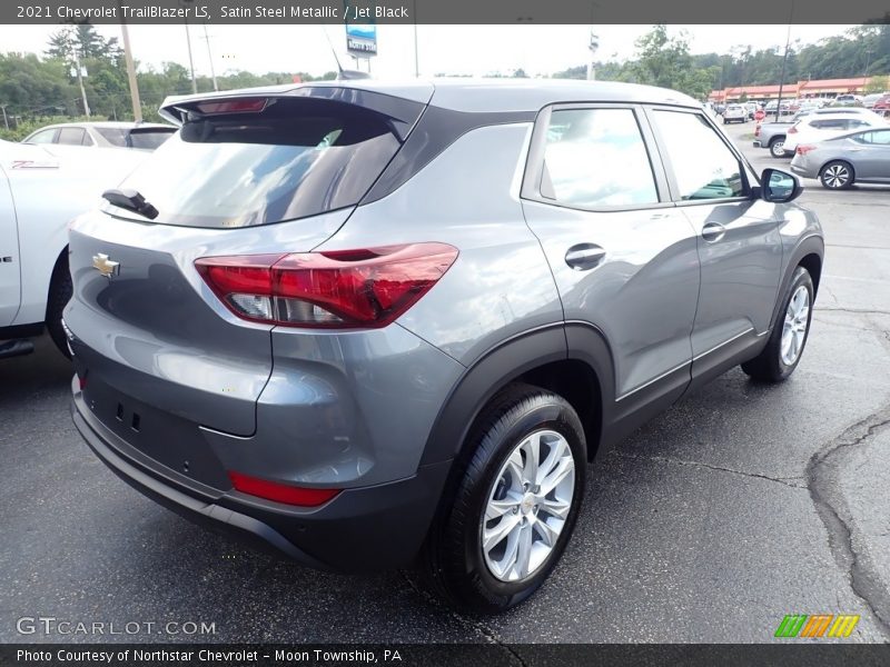 Satin Steel Metallic / Jet Black 2021 Chevrolet TrailBlazer LS