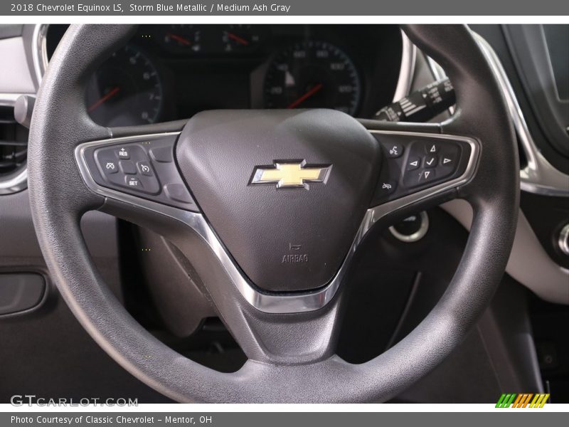 Storm Blue Metallic / Medium Ash Gray 2018 Chevrolet Equinox LS