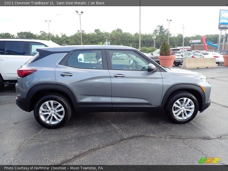 Satin Steel Metallic / Jet Black 2021 Chevrolet TrailBlazer LS