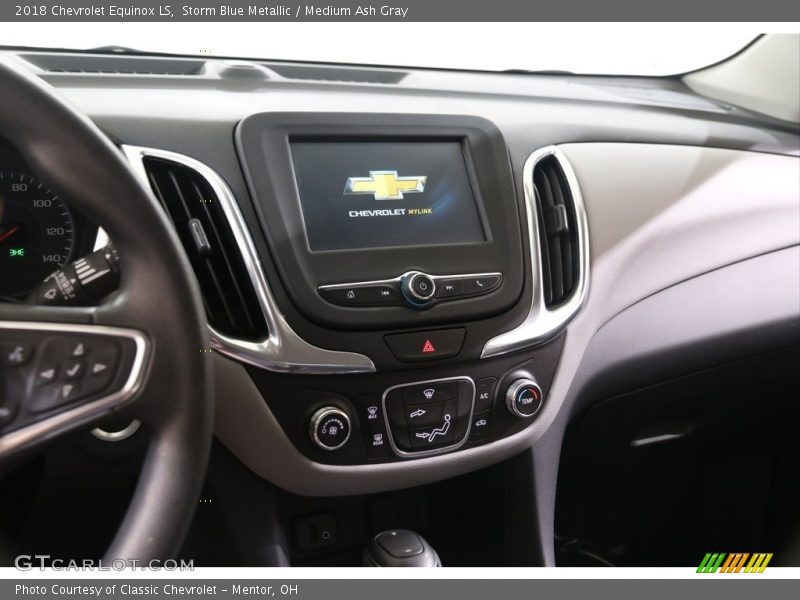 Storm Blue Metallic / Medium Ash Gray 2018 Chevrolet Equinox LS