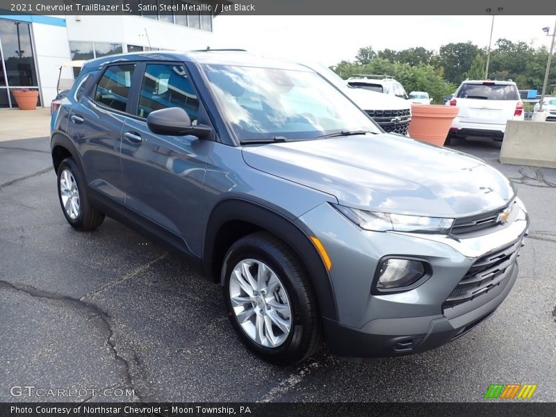 Satin Steel Metallic / Jet Black 2021 Chevrolet TrailBlazer LS