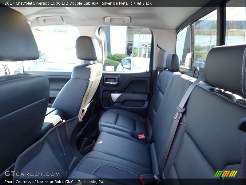 Silver Ice Metallic / Jet Black 2017 Chevrolet Silverado 1500 LTZ Double Cab 4x4