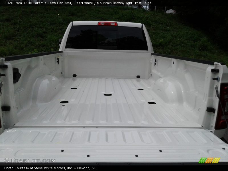 Pearl White / Mountain Brown/Light Frost Beige 2020 Ram 3500 Laramie Crew Cab 4x4
