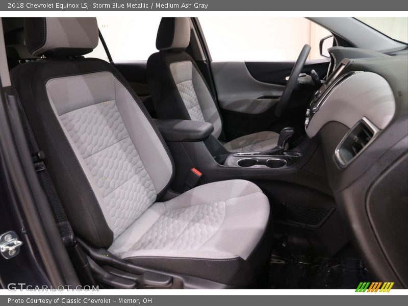 Storm Blue Metallic / Medium Ash Gray 2018 Chevrolet Equinox LS