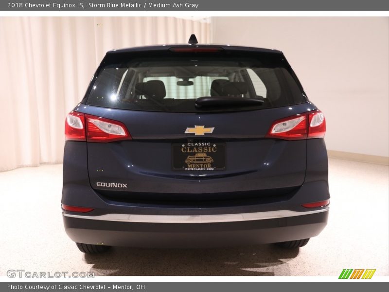 Storm Blue Metallic / Medium Ash Gray 2018 Chevrolet Equinox LS