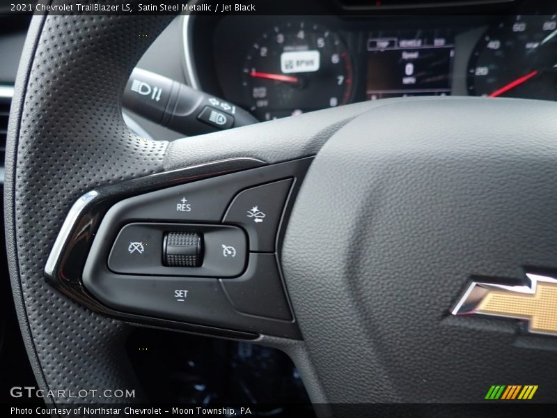 Satin Steel Metallic / Jet Black 2021 Chevrolet TrailBlazer LS