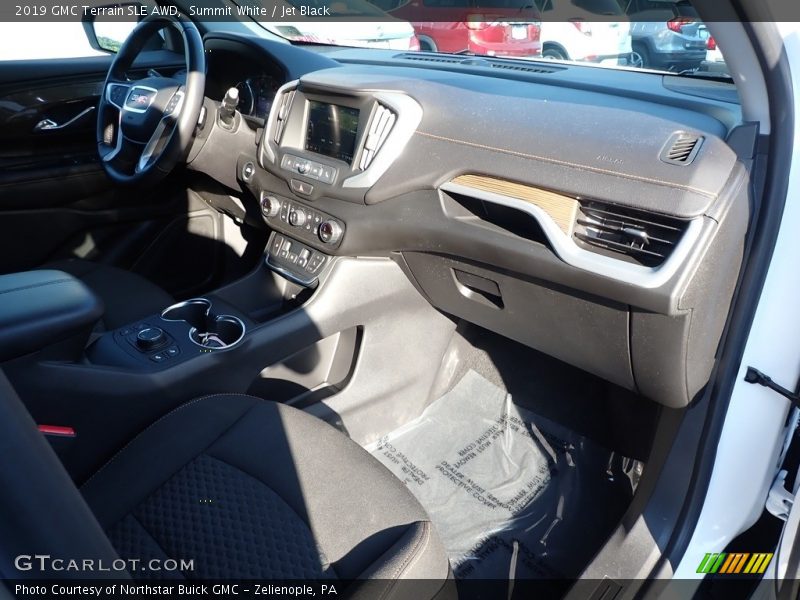Summit White / Jet Black 2019 GMC Terrain SLE AWD
