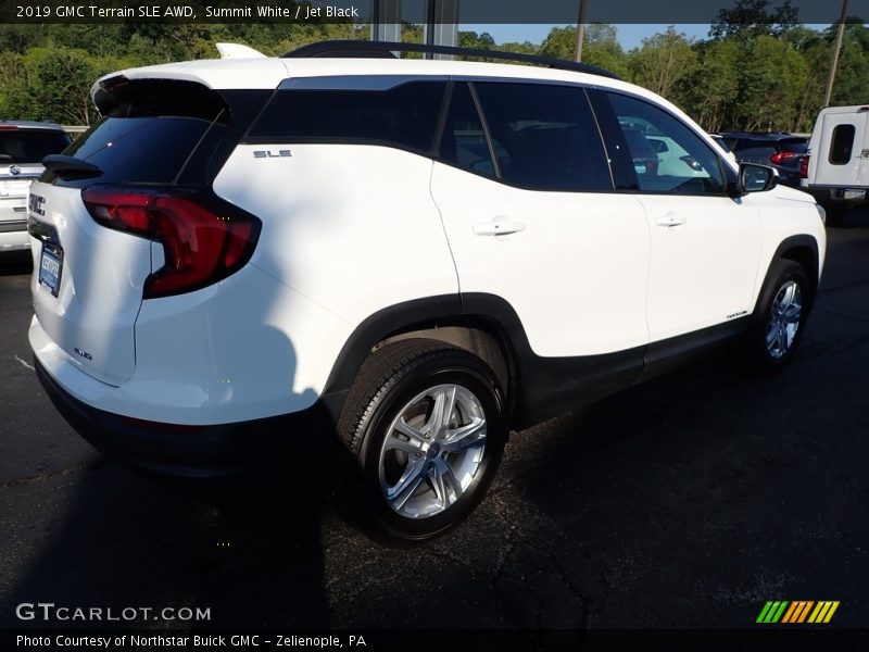Summit White / Jet Black 2019 GMC Terrain SLE AWD