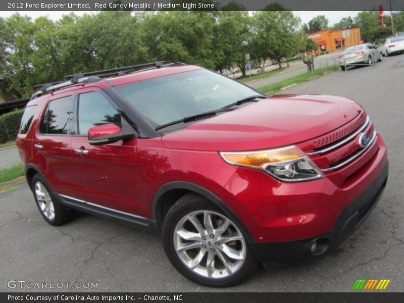 Front 3/4 View of 2012 Explorer Limited