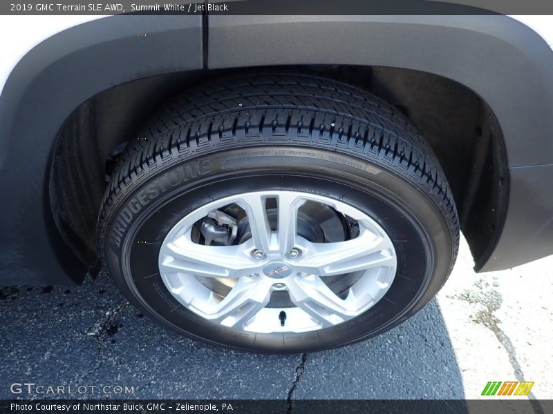 Summit White / Jet Black 2019 GMC Terrain SLE AWD