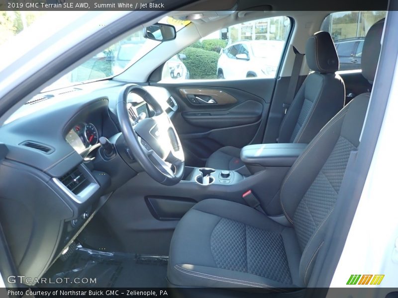 Summit White / Jet Black 2019 GMC Terrain SLE AWD