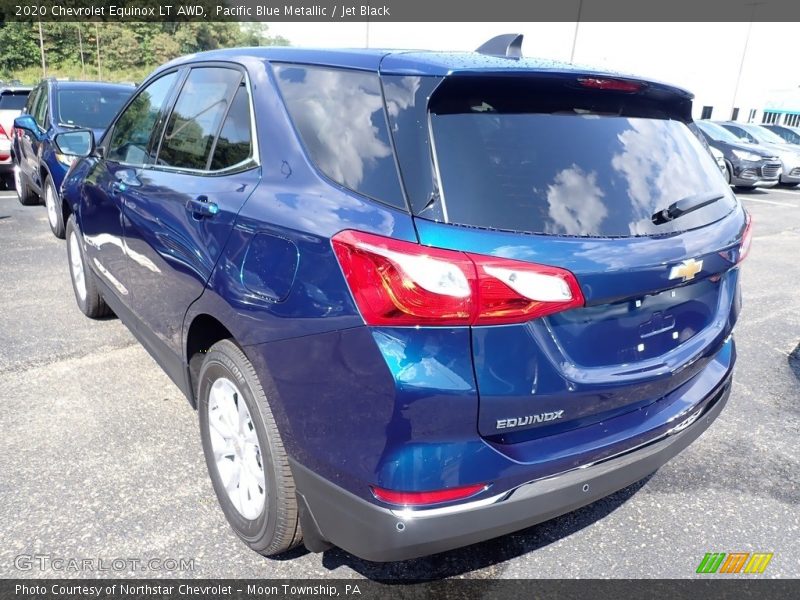 Pacific Blue Metallic / Jet Black 2020 Chevrolet Equinox LT AWD