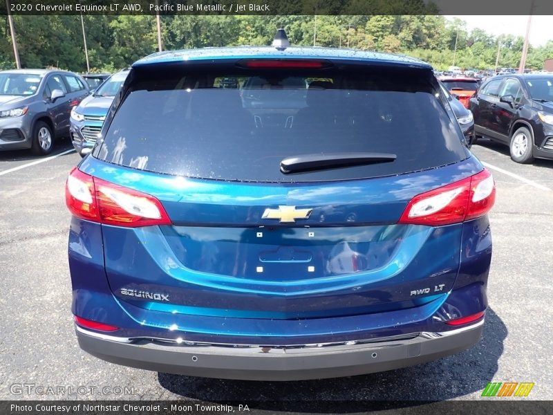 Pacific Blue Metallic / Jet Black 2020 Chevrolet Equinox LT AWD