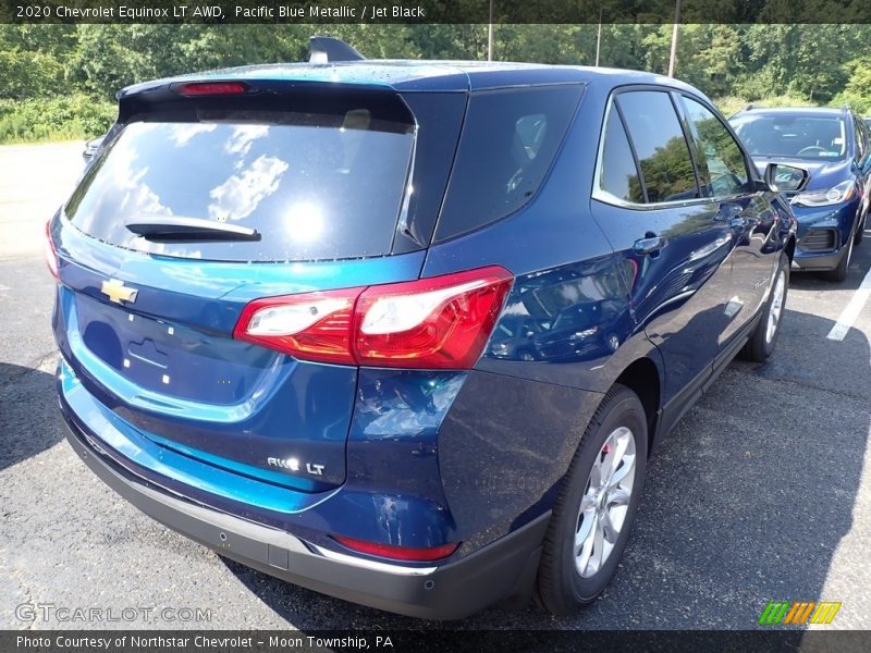 Pacific Blue Metallic / Jet Black 2020 Chevrolet Equinox LT AWD
