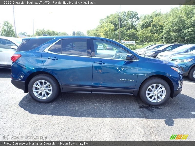 Pacific Blue Metallic / Jet Black 2020 Chevrolet Equinox LT AWD