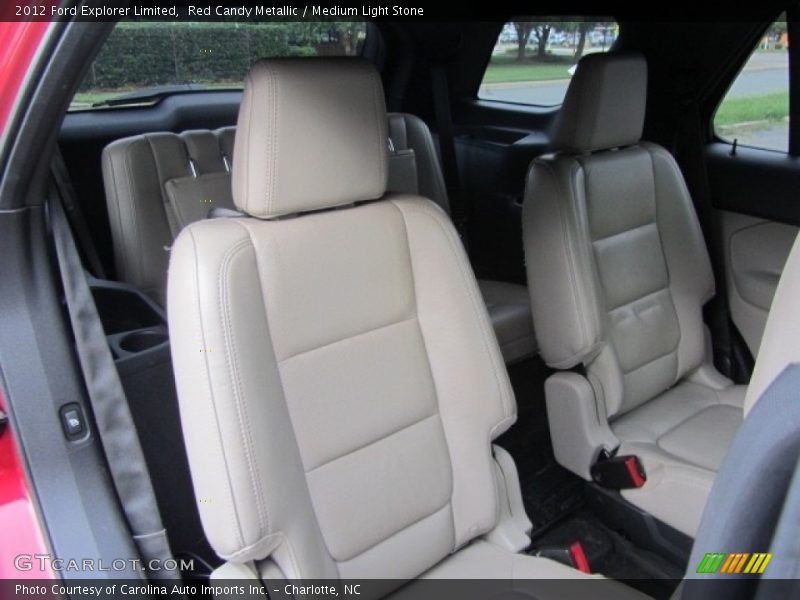 Red Candy Metallic / Medium Light Stone 2012 Ford Explorer Limited