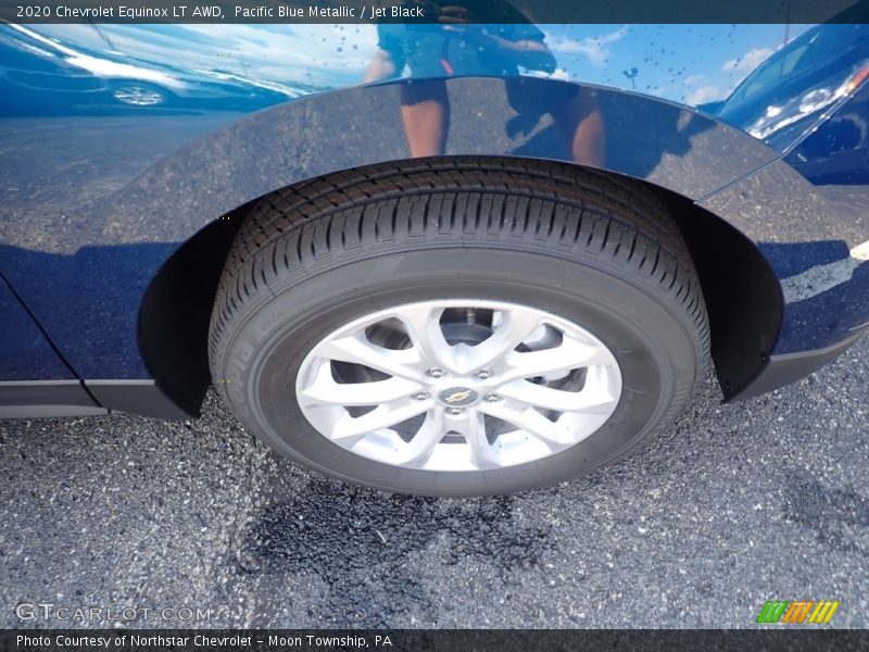 Pacific Blue Metallic / Jet Black 2020 Chevrolet Equinox LT AWD