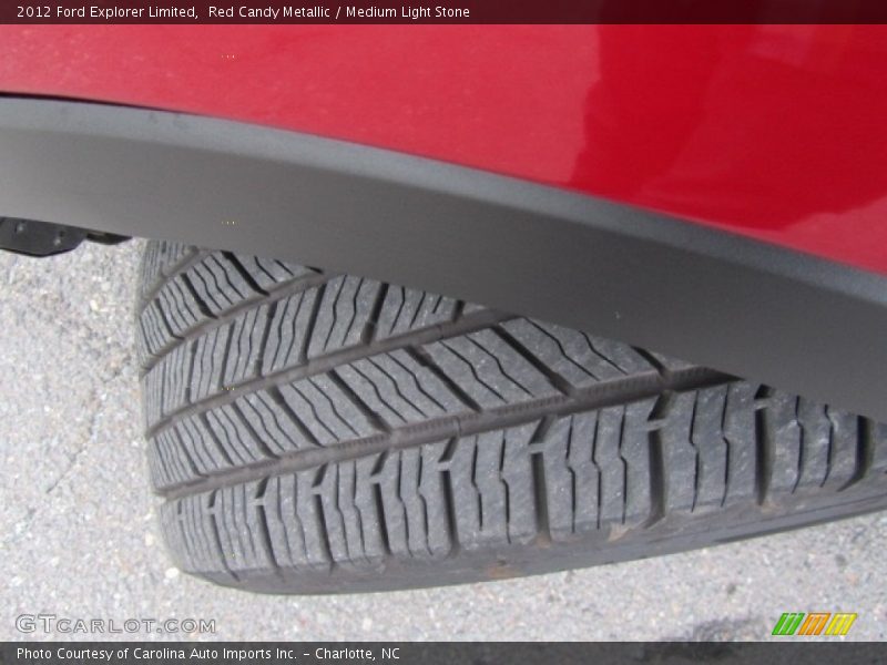 Red Candy Metallic / Medium Light Stone 2012 Ford Explorer Limited