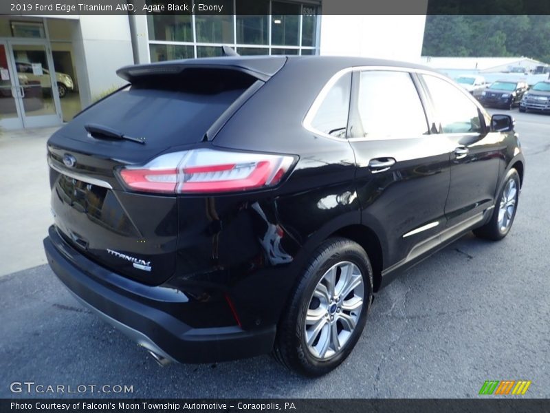 Agate Black / Ebony 2019 Ford Edge Titanium AWD
