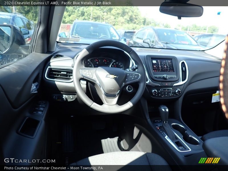 Pacific Blue Metallic / Jet Black 2020 Chevrolet Equinox LT AWD