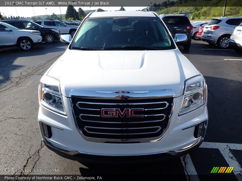White Frost Tricoat / Jet Black 2017 GMC Terrain SLT AWD