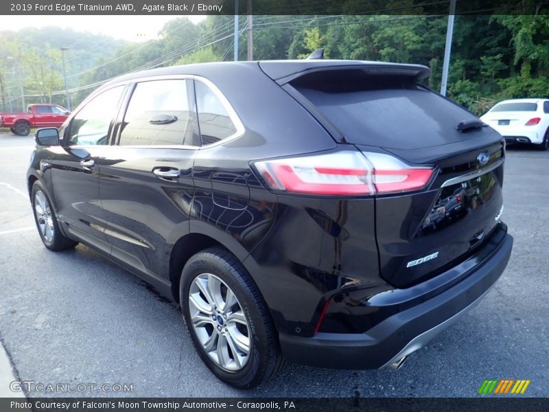 Agate Black / Ebony 2019 Ford Edge Titanium AWD