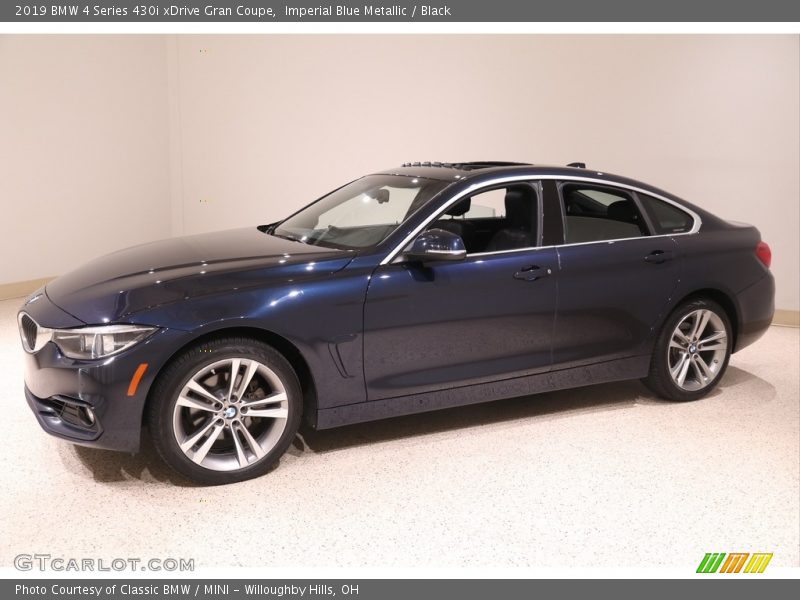 Imperial Blue Metallic / Black 2019 BMW 4 Series 430i xDrive Gran Coupe