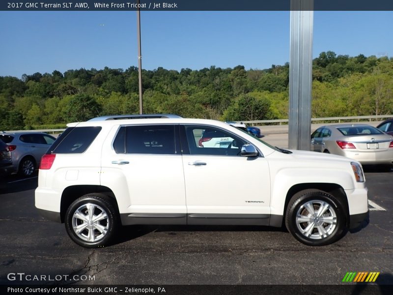 White Frost Tricoat / Jet Black 2017 GMC Terrain SLT AWD