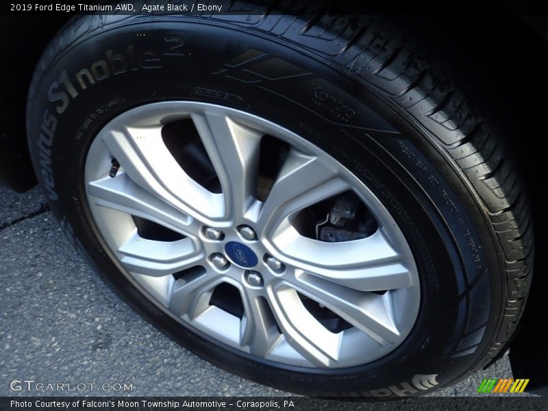 Agate Black / Ebony 2019 Ford Edge Titanium AWD
