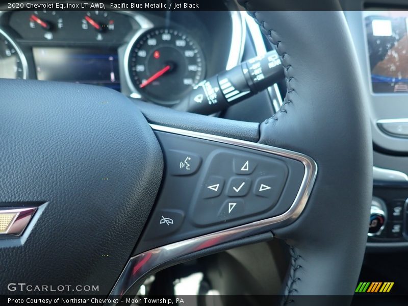 Pacific Blue Metallic / Jet Black 2020 Chevrolet Equinox LT AWD