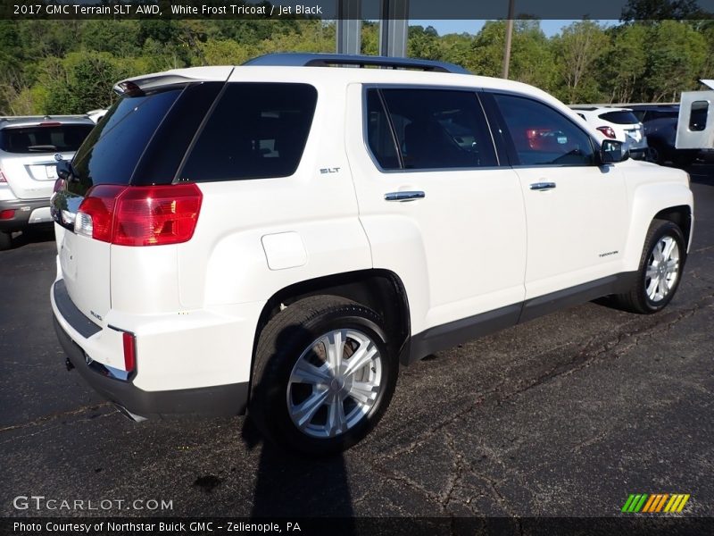 White Frost Tricoat / Jet Black 2017 GMC Terrain SLT AWD