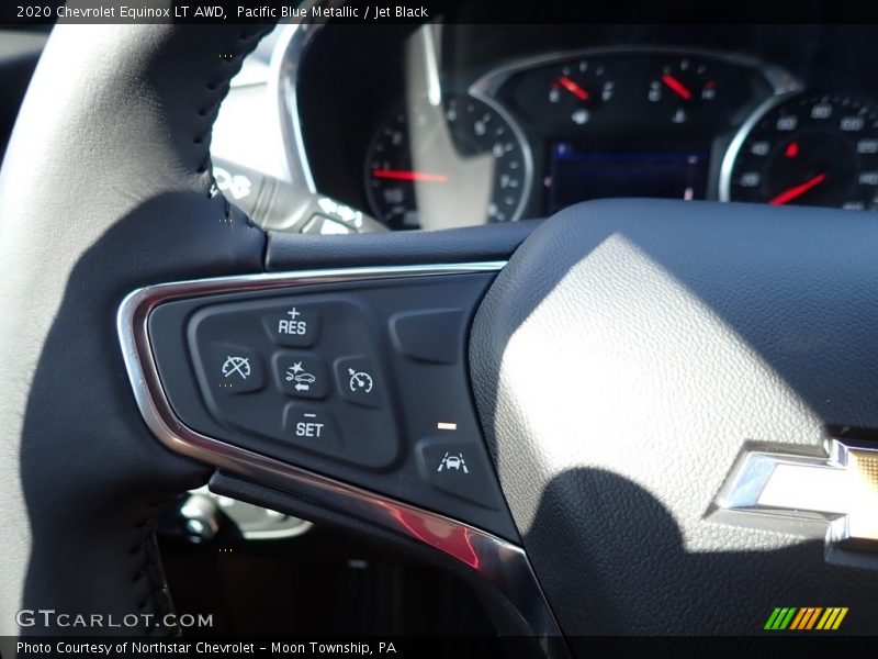 Pacific Blue Metallic / Jet Black 2020 Chevrolet Equinox LT AWD