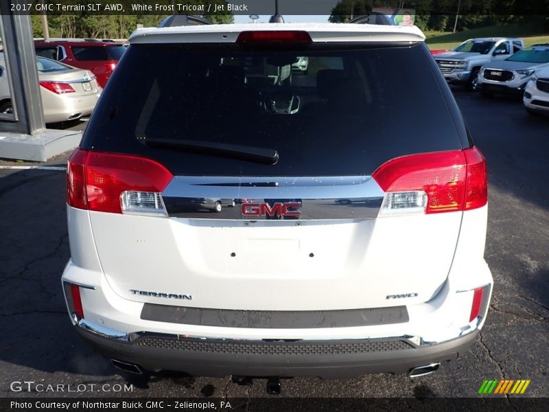 White Frost Tricoat / Jet Black 2017 GMC Terrain SLT AWD