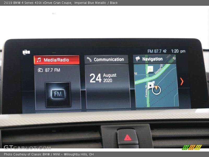 Imperial Blue Metallic / Black 2019 BMW 4 Series 430i xDrive Gran Coupe