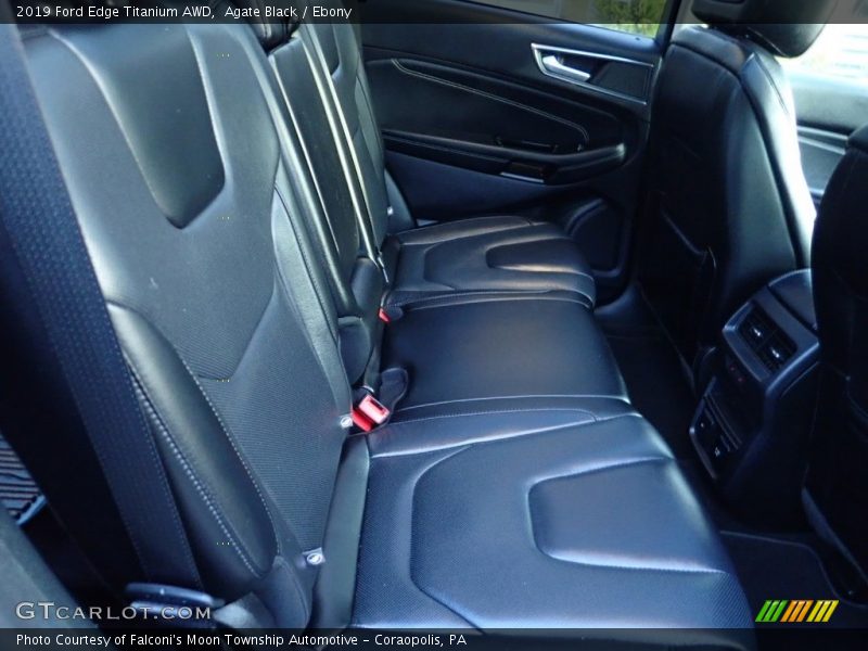 Agate Black / Ebony 2019 Ford Edge Titanium AWD