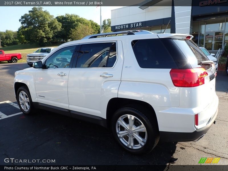 White Frost Tricoat / Jet Black 2017 GMC Terrain SLT AWD
