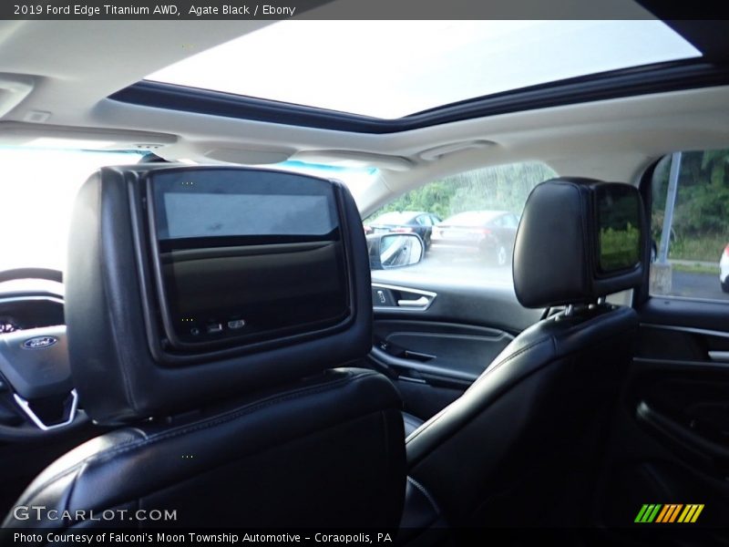 Agate Black / Ebony 2019 Ford Edge Titanium AWD