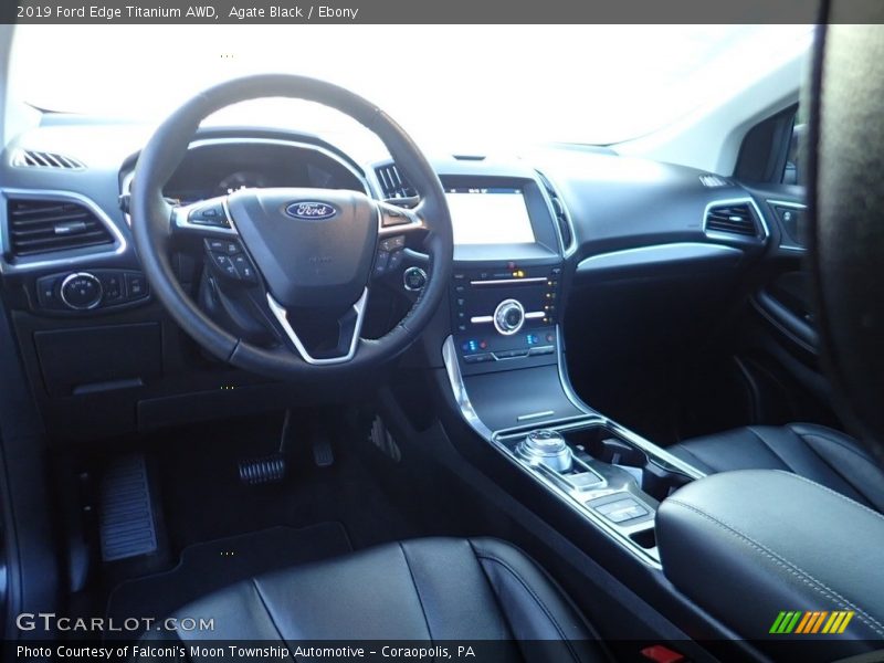 Agate Black / Ebony 2019 Ford Edge Titanium AWD