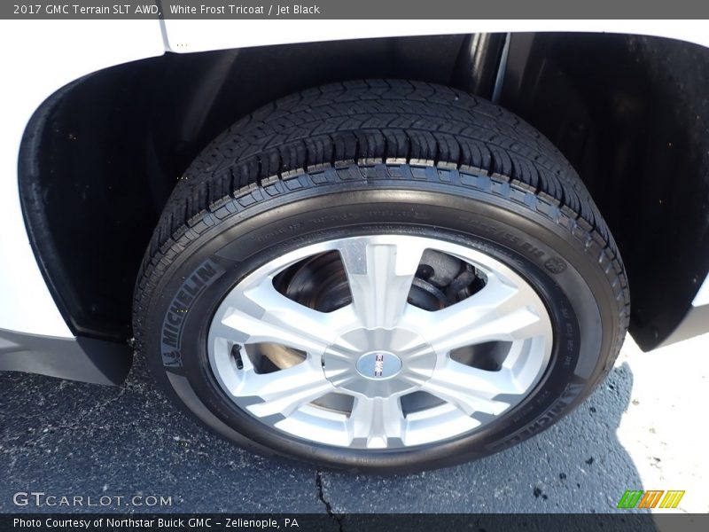 White Frost Tricoat / Jet Black 2017 GMC Terrain SLT AWD