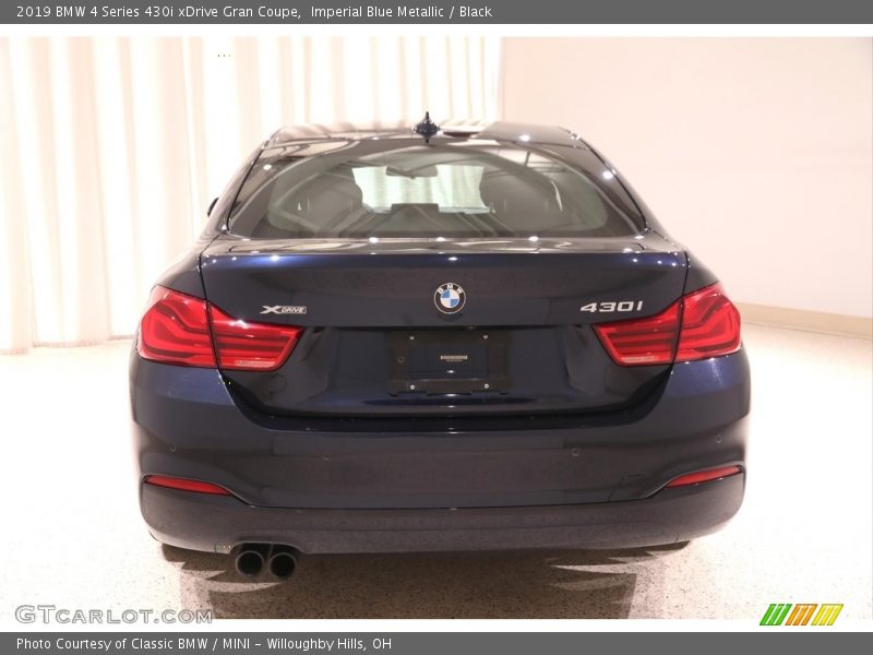 Imperial Blue Metallic / Black 2019 BMW 4 Series 430i xDrive Gran Coupe