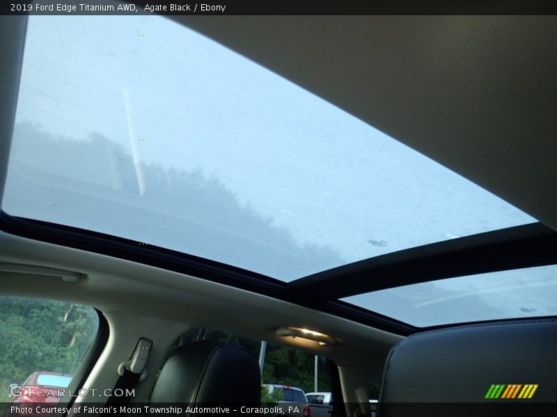 Agate Black / Ebony 2019 Ford Edge Titanium AWD